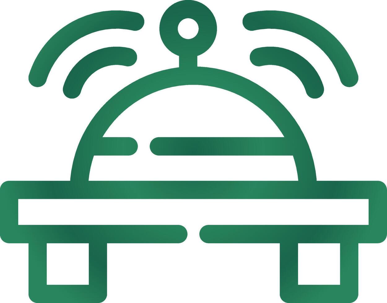 Reception Bell Creative Icon Design vector