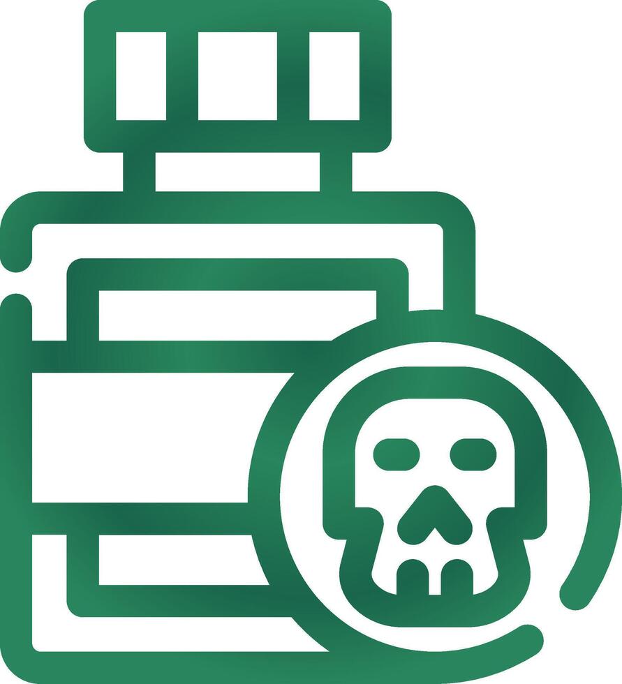 Poison Creative Icon Design vector