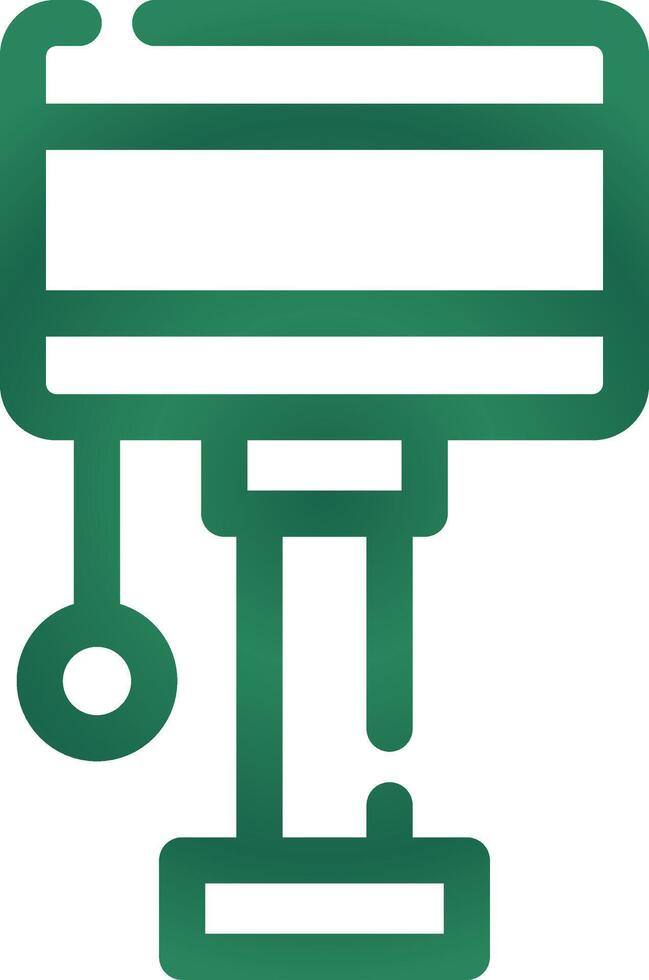 Desk Lamp Creative Icon Design vector