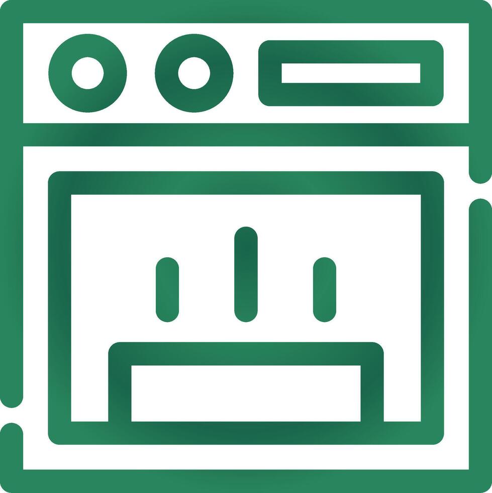 Stove Creative Icon Design vector