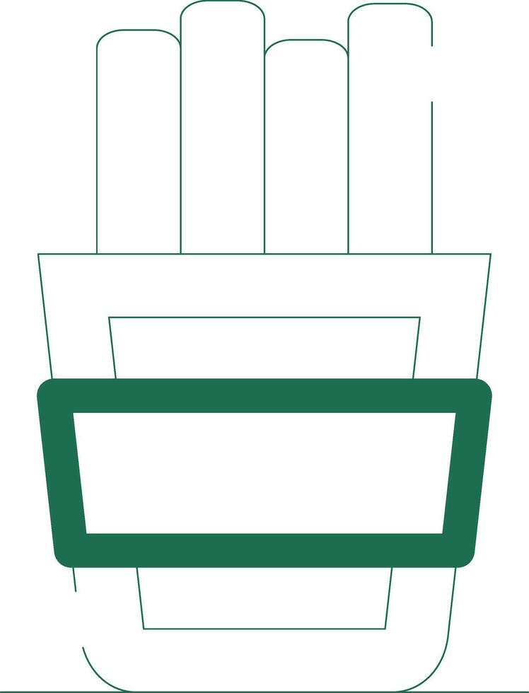 French Fries Creative Icon Design vector