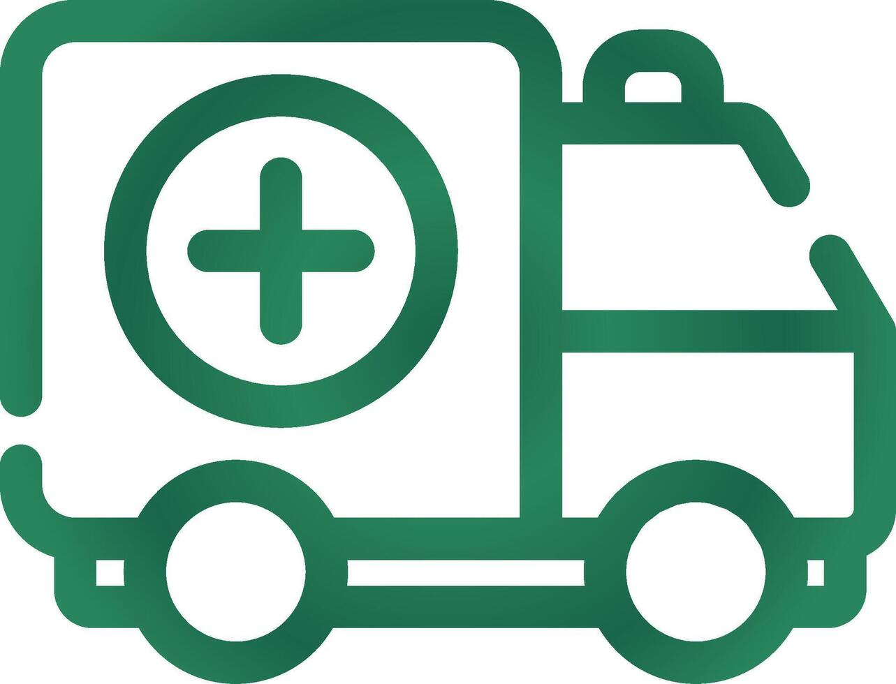 Ambulance Creative Icon Design vector