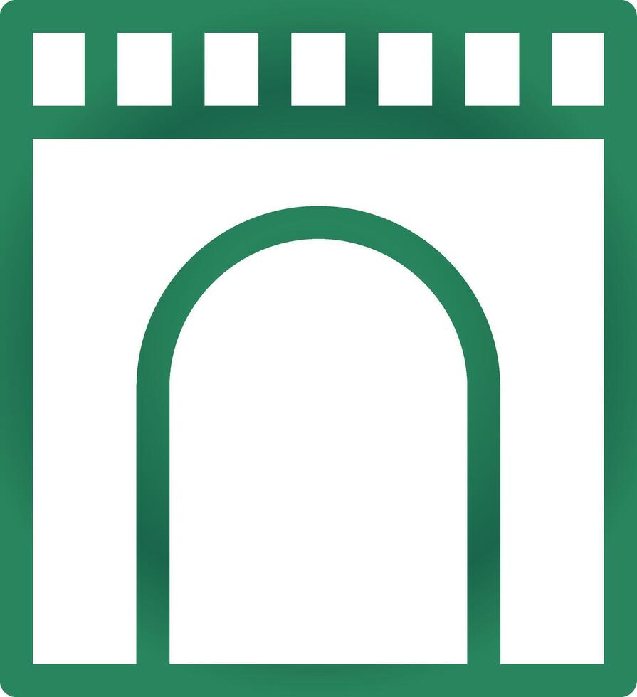 Tunnel Creative Icon Design vector
