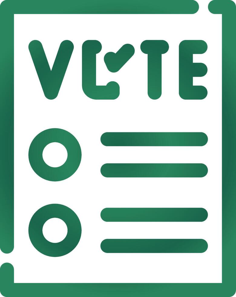 Ballot Creative Icon Design vector