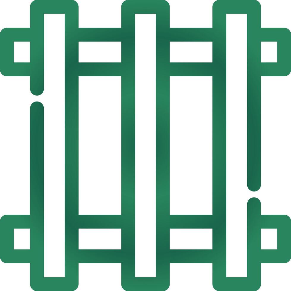 Train Tracks Creative Icon Design vector
