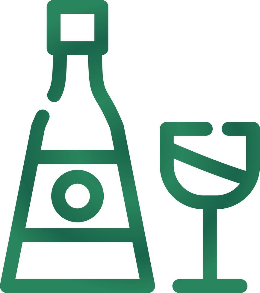Champagne Creative Icon Design vector
