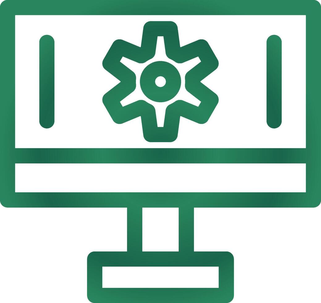 Setting Creative Icon Design vector