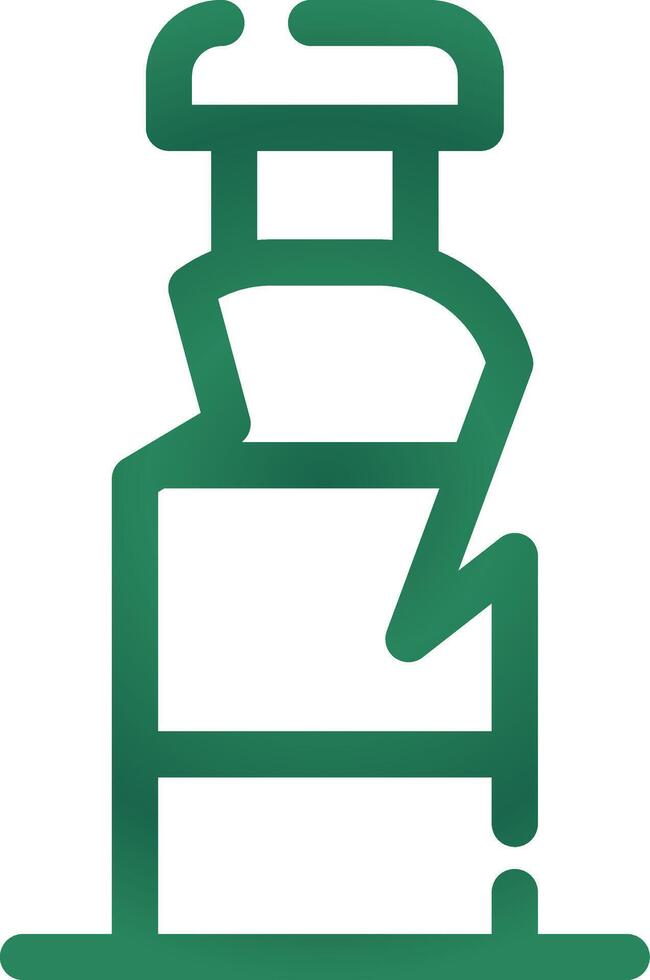 Plastic Bottle Creative Icon Design vector