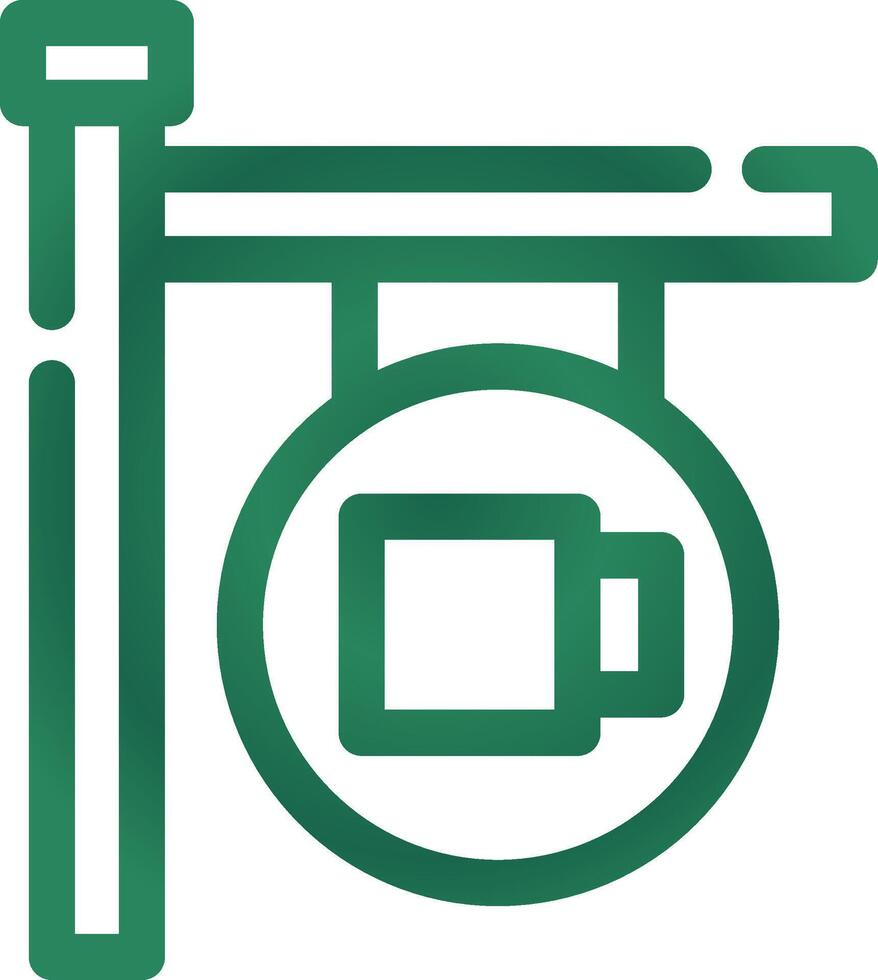 Coffee Shop Creative Icon Design vector