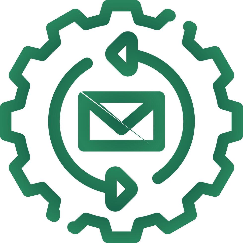 Marketing Automation Creative Icon Design vector