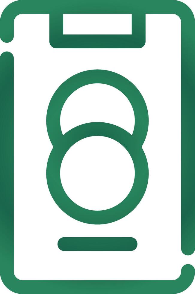 Line Gradient Circle vector