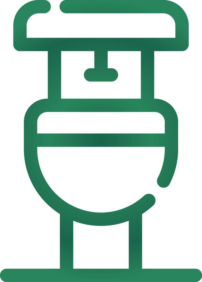Toilet Creative Icon Design vector