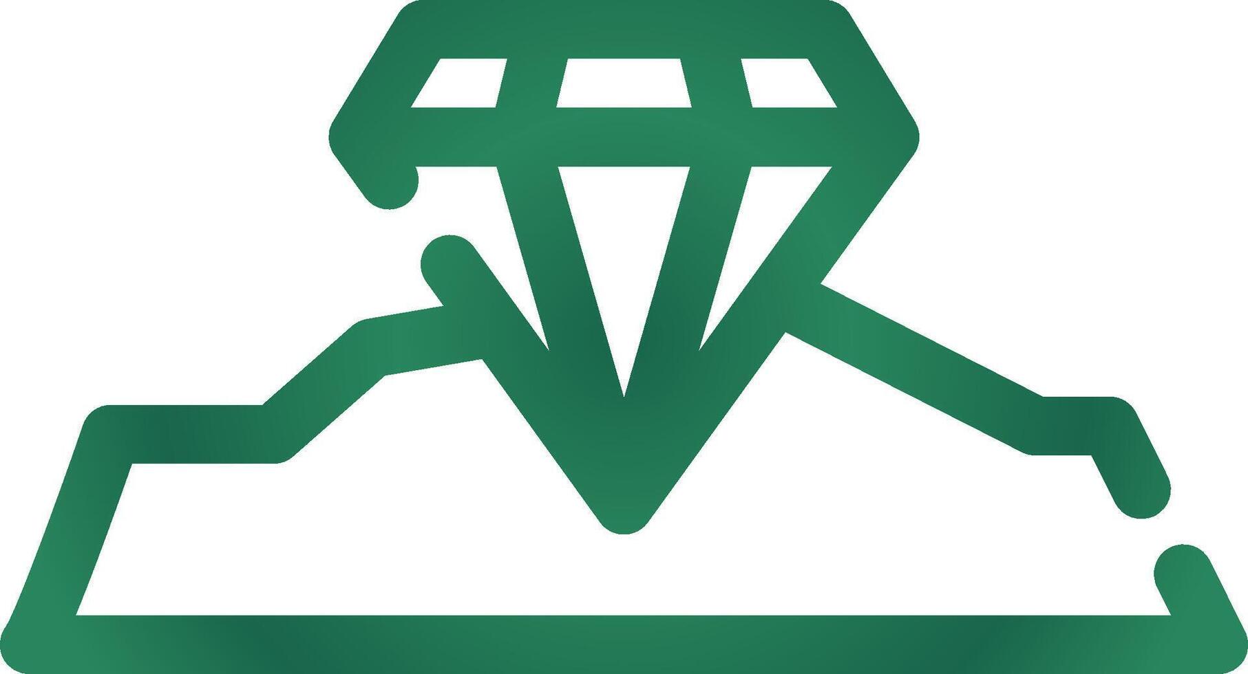Diamond Creative Icon Design vector