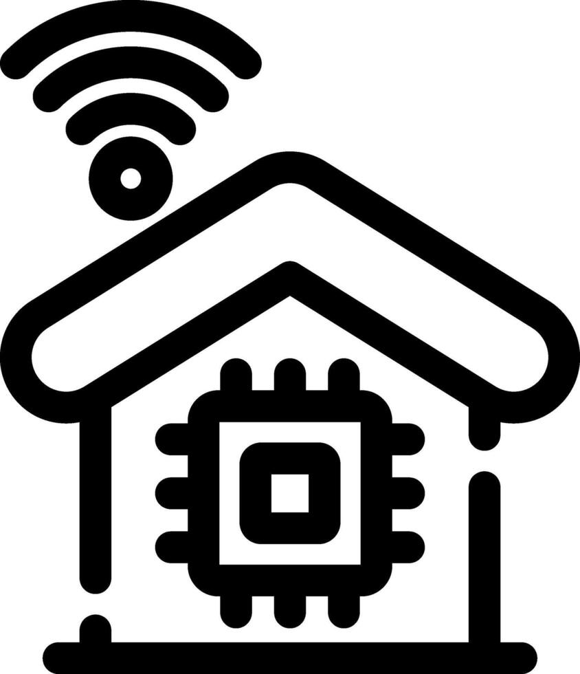 Smart Chip Creative Icon Design vector
