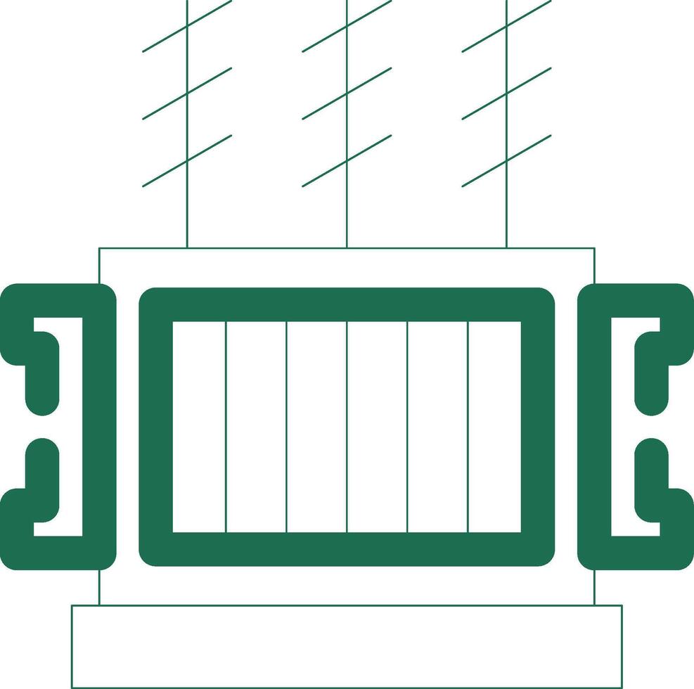 Power Transformer Creative Icon Design vector