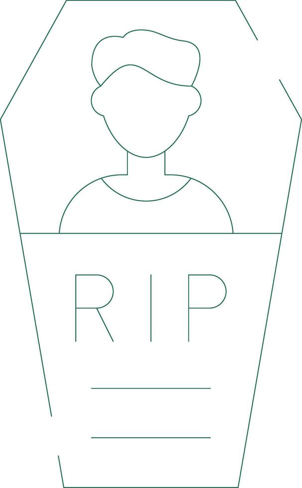 People Coffin Creative Icon Design vector