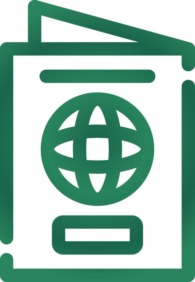 Passport Creative Icon Design vector