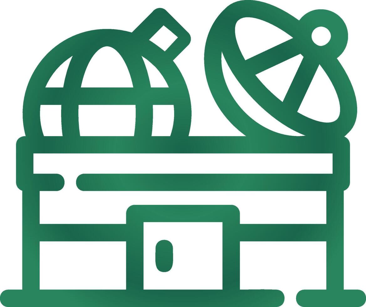 Observatory Creative Icon Design vector