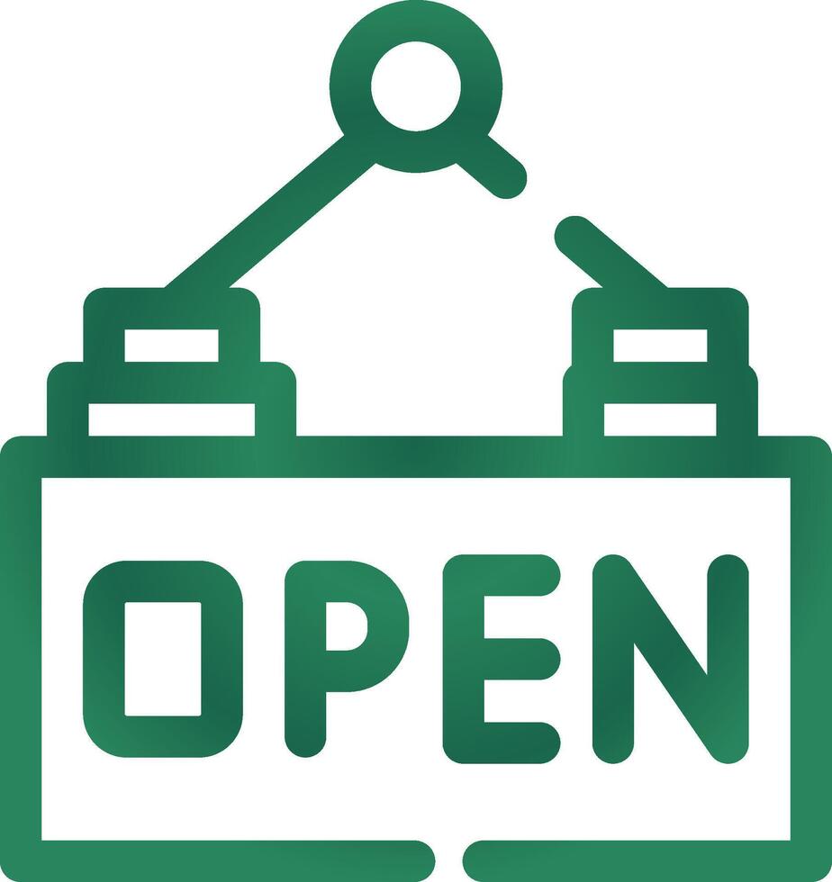 Open Creative Icon Design vector