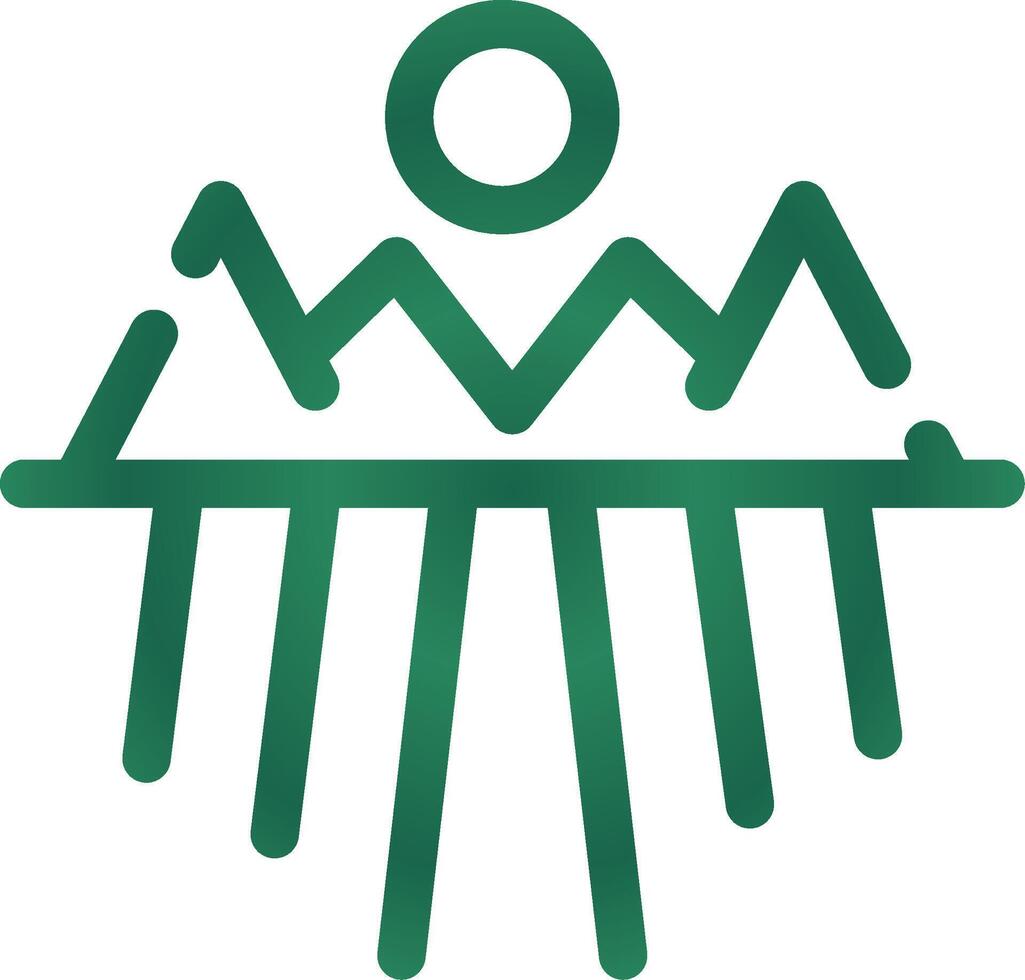 Field Creative Icon Design vector
