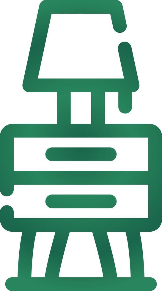Night Stand Creative Icon Design vector