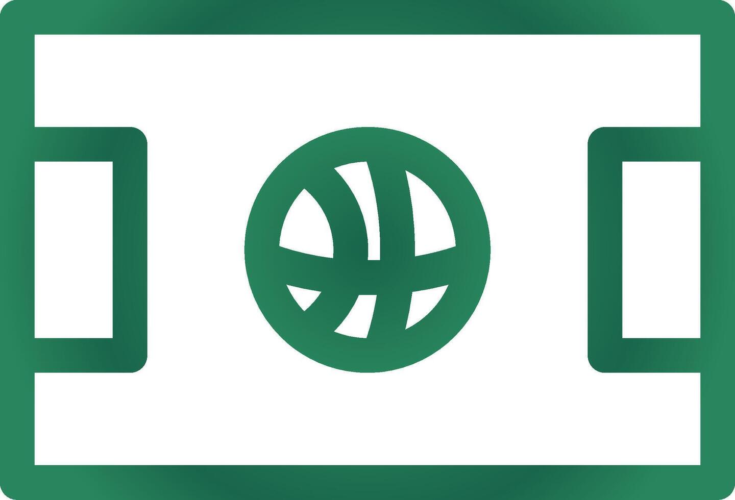 Basketball Court Creative Icon Design vector