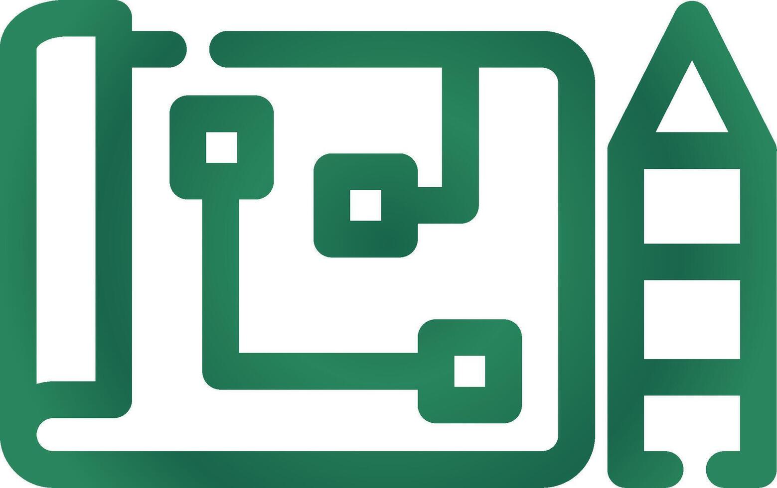 Blueprint Creative Icon Design vector