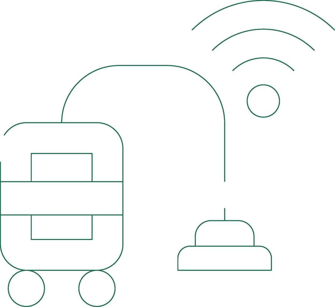 Smart Vacuum Creative Icon Design vector