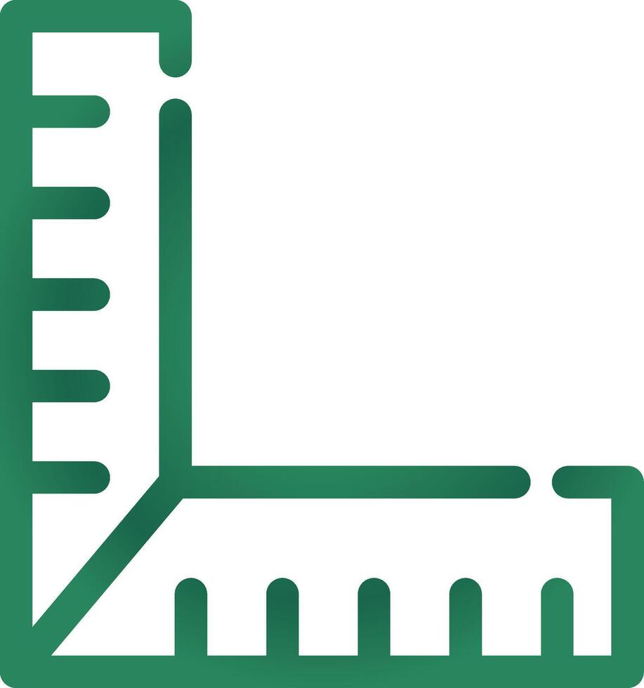 Ruler Creative Icon Design vector