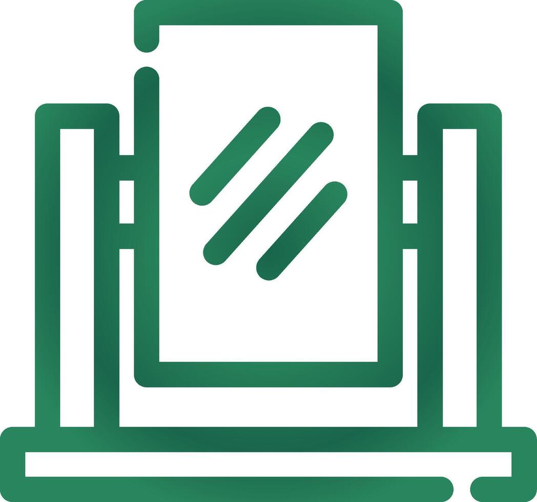 Mirror Creative Icon Design vector