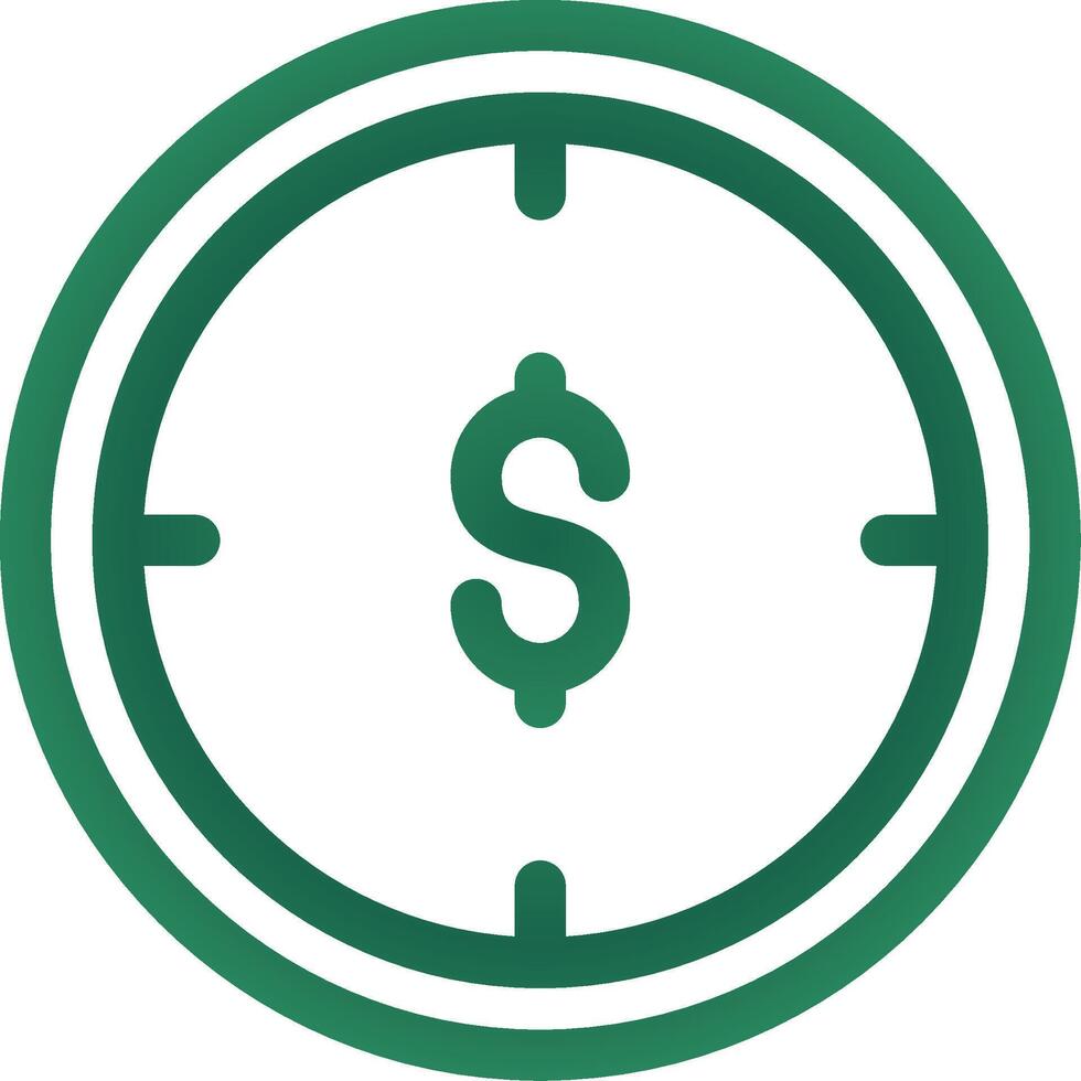 Money Hour Creative Icon Design vector