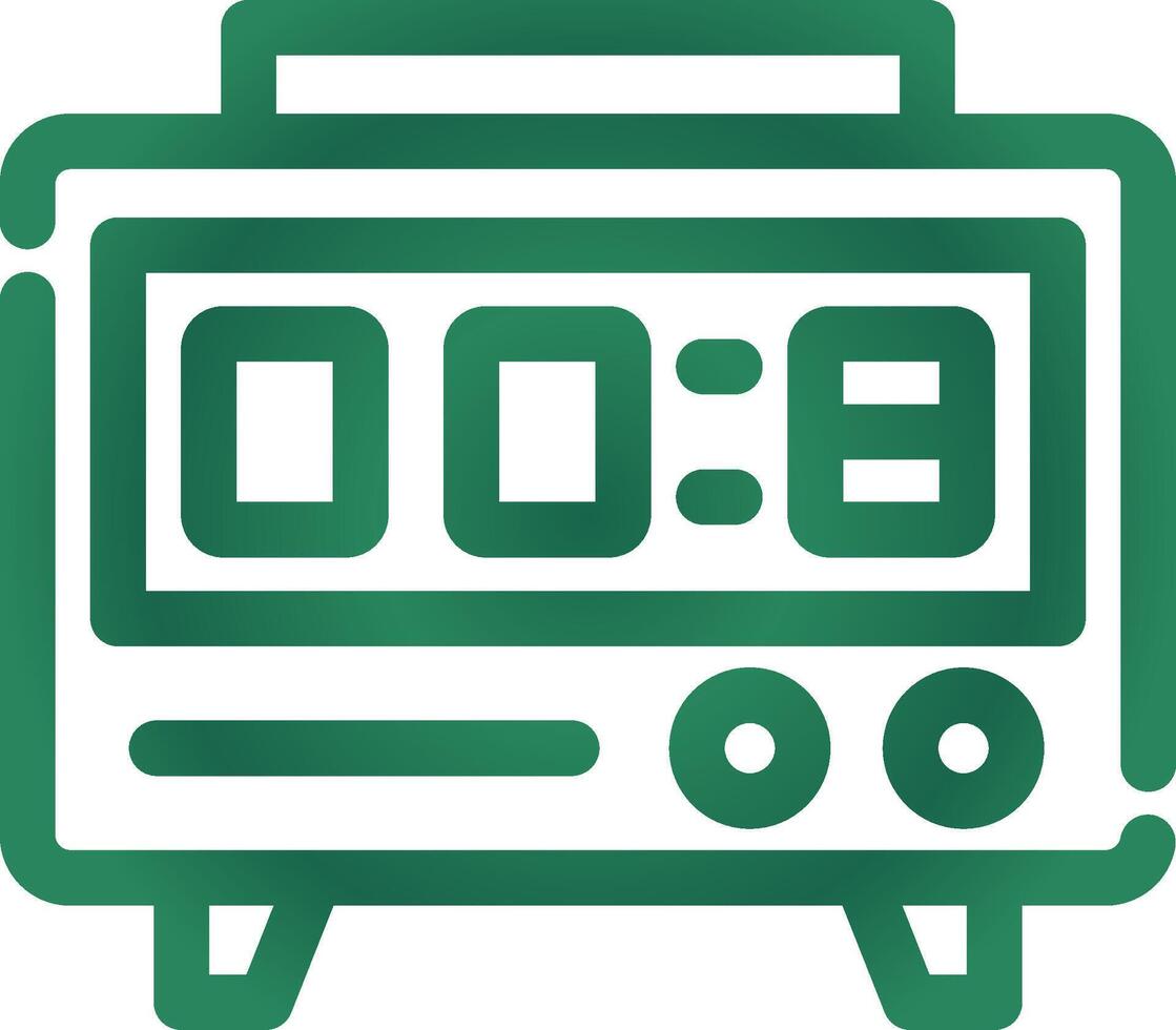 Digital Stopwatch Creative Icon Design vector