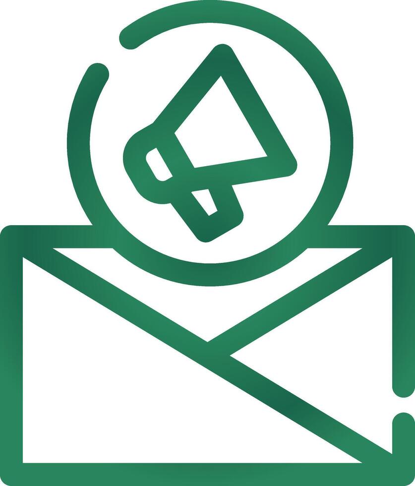 Email Marketing Creative Icon Design vector