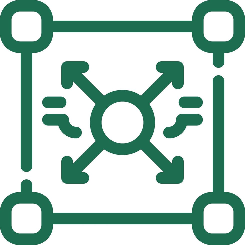 Contour Creative Icon Design vector