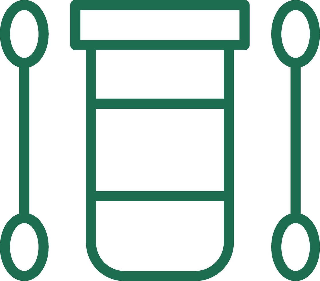 Cotton Swab Creative Icon Design vector