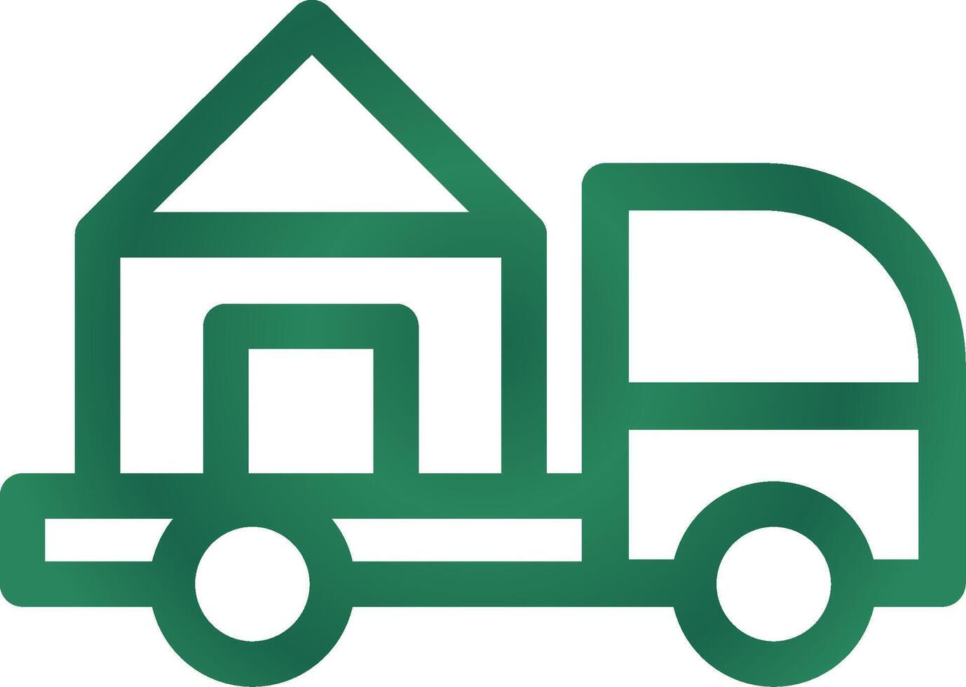 Moving Truck Creative Icon Design vector