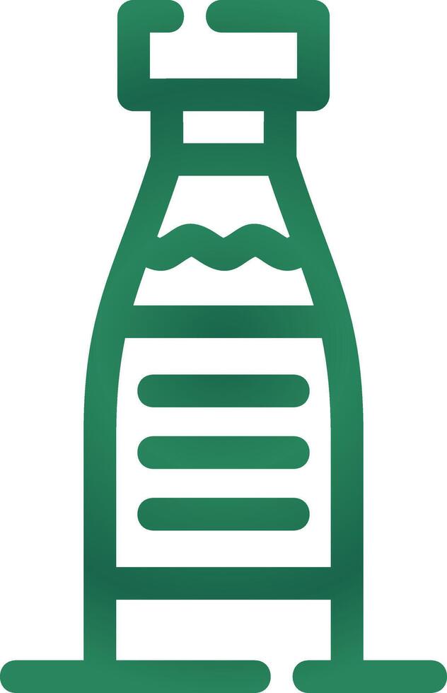 diseño de icono creativo de botella de leche vector