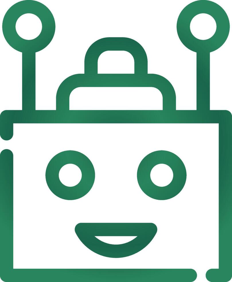 Chatbot Creative Icon Design vector