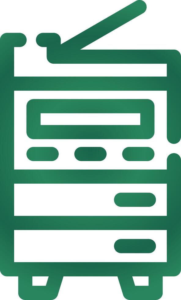 Photocopier Creative Icon Design vector