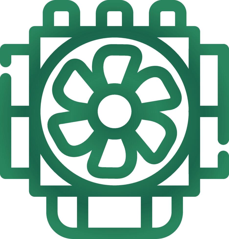 Heatsink Creative Icon Design vector