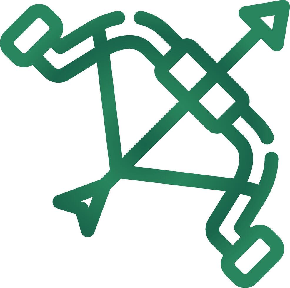 Crossbow Creative Icon Design vector