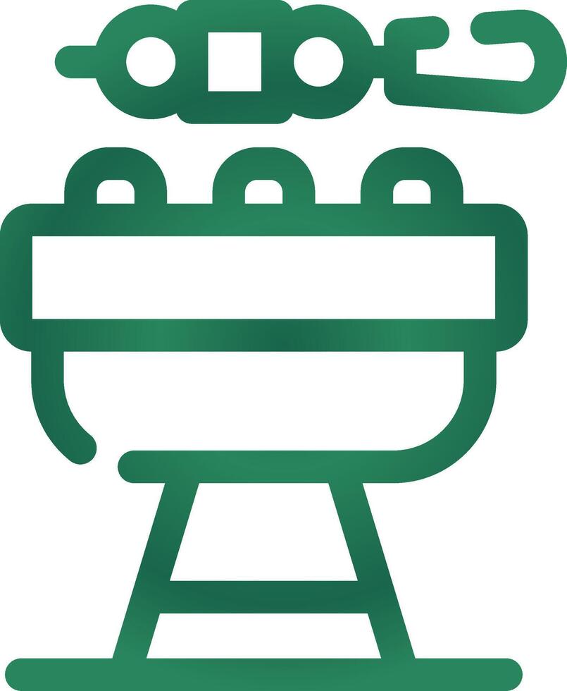 diseño de icono creativo de barbacoa vector