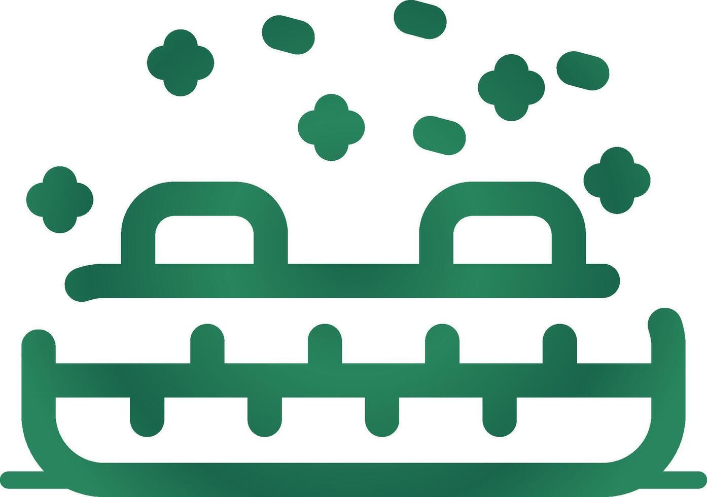 Inflatable Sled Creative Icon Design vector