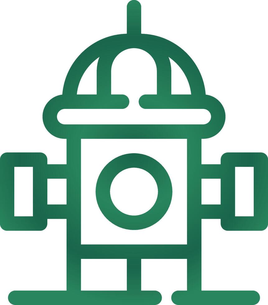Fire Hydrant Creative Icon Design vector