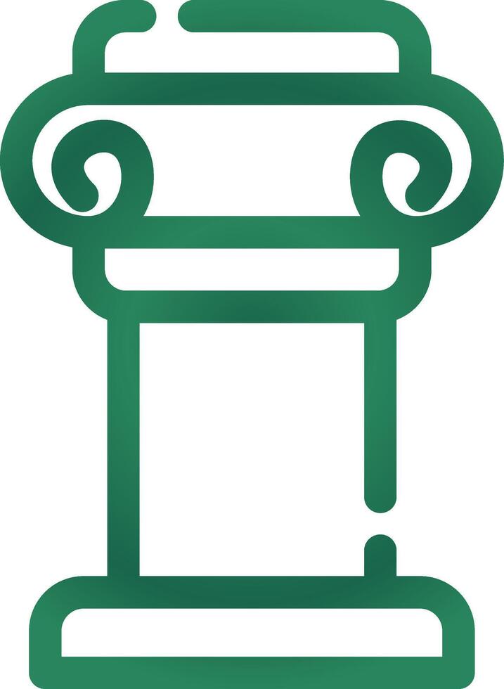 Pillar Creative Icon Design vector