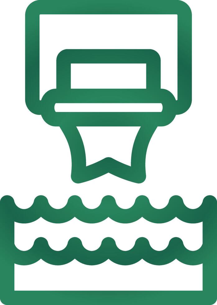 Water Basketball Creative Icon Design vector