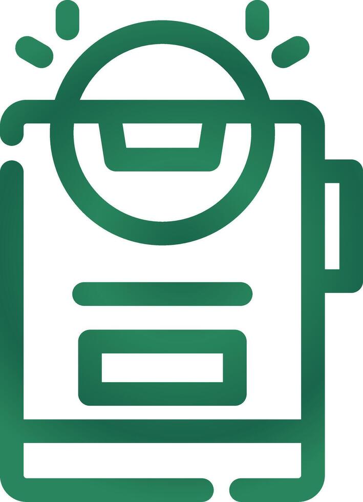 Light Creative Icon Design vector