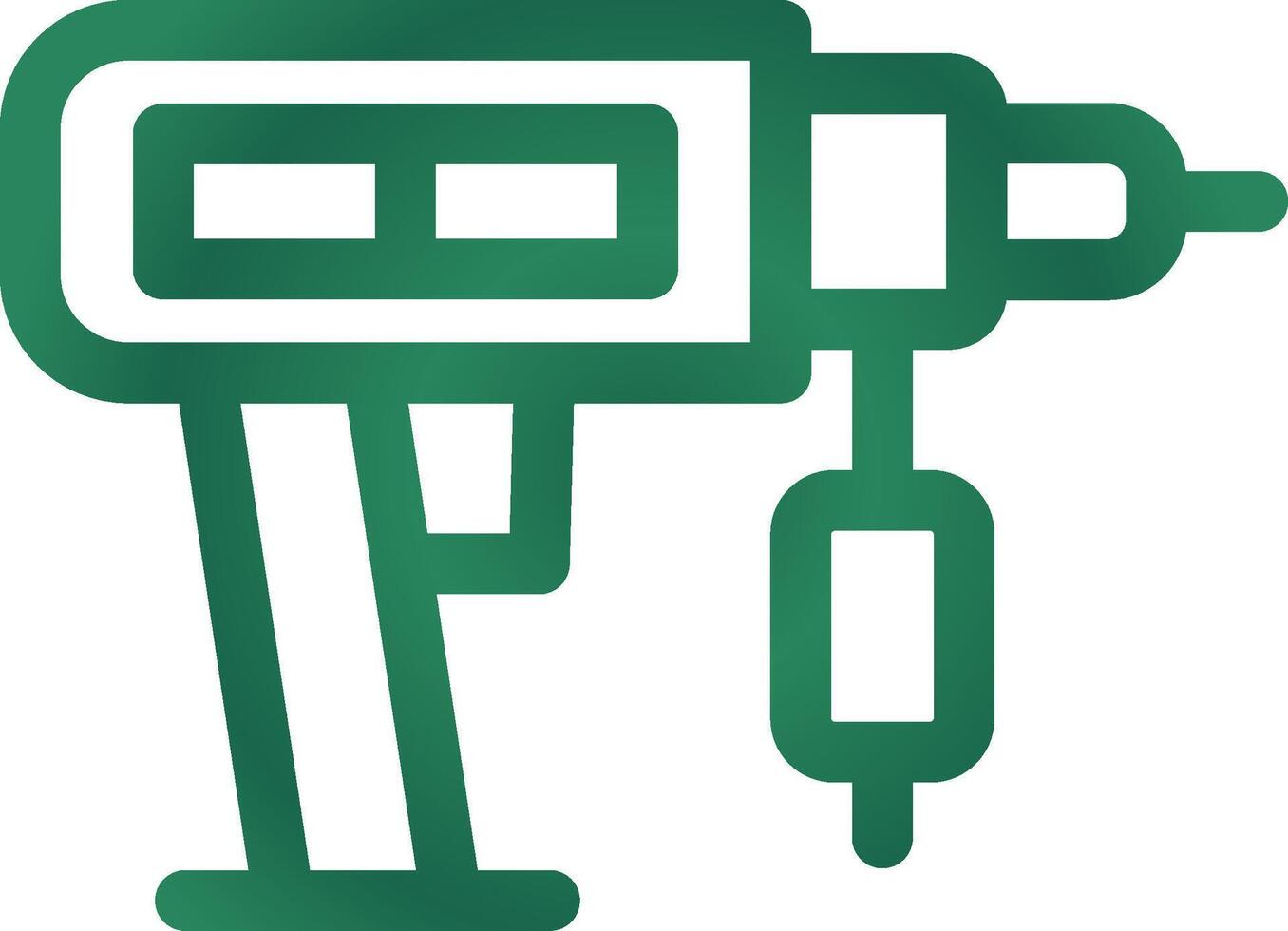 Drilling Machine Creative Icon Design vector