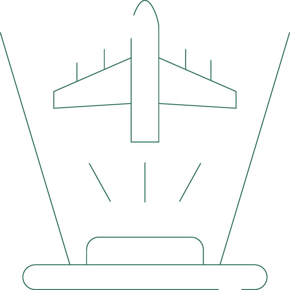 Ar Flight Training Creative Icon Design vector