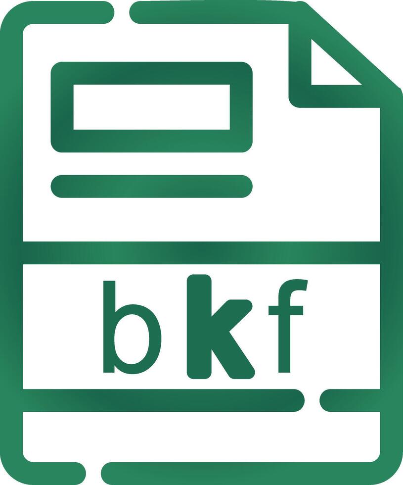 bkf Creative Icon Design vector